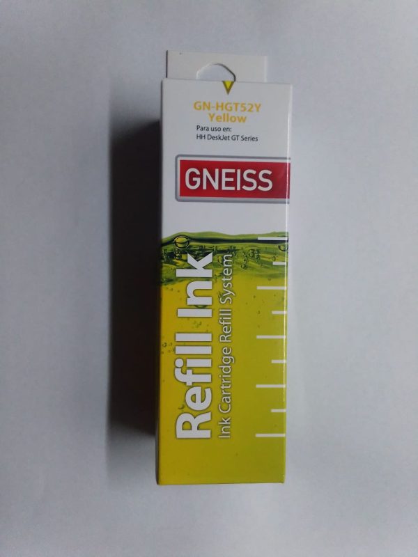 Tinta Gneiss Gt52 amarillo P/ Hp Gt5820 315 415