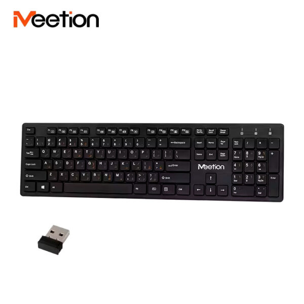 TECLADO INALAMBRICO MEETION WK-841 NEGRO